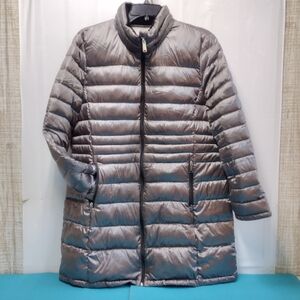 Andrew Marc Womens Duck Down Quilted Long Puffer Coat Jacket - XXL